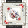 Winter Birds Multi Topper 7x7 inch Kit