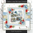 Christmas Cottage Multi Topper 7x7 inch Kit