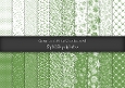Green and White Christmas A4
