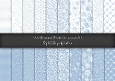 Soft Blue and White Christmas A4