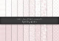 Soft Pink and White Christmas A4