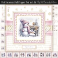 Pink Snowman Multi Topper 7x7 inch Kit