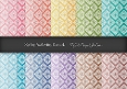 Spring Awakening Damask A4 Digital Paper