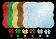 Christmas Glitter Topper and Embelishments