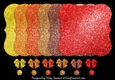 Autumn 2 Glitter Toppers and Embelishments