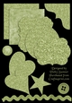 Sage Green Glitter and Emelishments