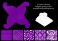 Purple Twisted Gift Boxes Set of 6