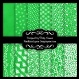 Spring Green Floral A4 Backing Paper Set of 12