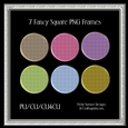 Fancy Square Frame Set of 7