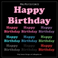 Polka Dot Happy Birthday Set of 10