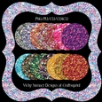 Mermaid Scales Fancy Chunky Frame set of 15