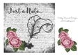 Just a Note with Roses