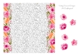 Note Paper with Flower Edges