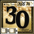 30th Birthday Black and Gold