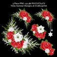 Rose Christmas Vignette 2