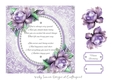 Birthday Verse Floral Lilac