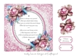 Birthday Verse Floral Pink