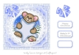 Babys First Christmas Blue