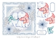 Christmas Animals 1 Polar Bears 7x7 Topper
