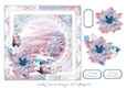 Pink and Blue Pastel Winter Scene 6