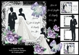 Black and White with a Touch of Lilac Wedding Day Mini Kit