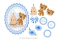 Baby Boy Birthday Topper 1