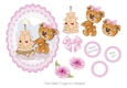 Baby Girl Birthday Topper 1