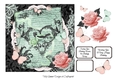 Pink Green and Black Butterfly Wishes