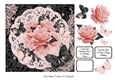Pink Black and Roses Butterfly Wishes