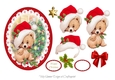 Vintage Christmas Teddy Topper 2