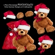 Teddy Bear with Toy Sack Decoupage