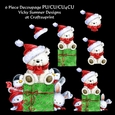 Teddy and Friends Christmas Decoupage