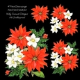 Poinsettia Decoupage