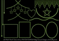 Green Pearl Decoration 12 Pieces