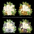 Candle Arrangement 2 4 Colours PNG