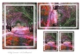 Pink and Purple Scenery Toppers and Tags 1