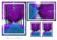 Pink and Purple Scenery Toppers and Tags 5