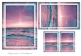 Pink and Purple Scenery Toppers and Tags 7