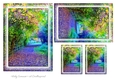 Pink and Purple Scenery Toppers and Tags 8