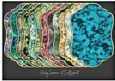 Gem Stone Gold Edged Shaped Mat 1