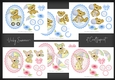 Baby Shower Toppers Boy and Girl