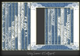 Denim and Lace Gold Edged Frame