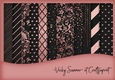 Rose Gold Foil and Black Background