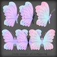 Butterflies Pastel