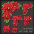 Christmas Floral Decoupage 2