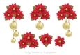 Christmas Floral Step by Step 7