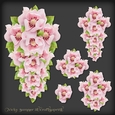 Pink Teardrop Decoupage