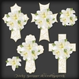 Filigree Cross and Lillies