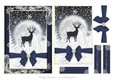 Midnight Christmas Stag 5x7