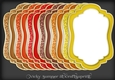 Autumn 2 Glitter Double Layer Mat 1